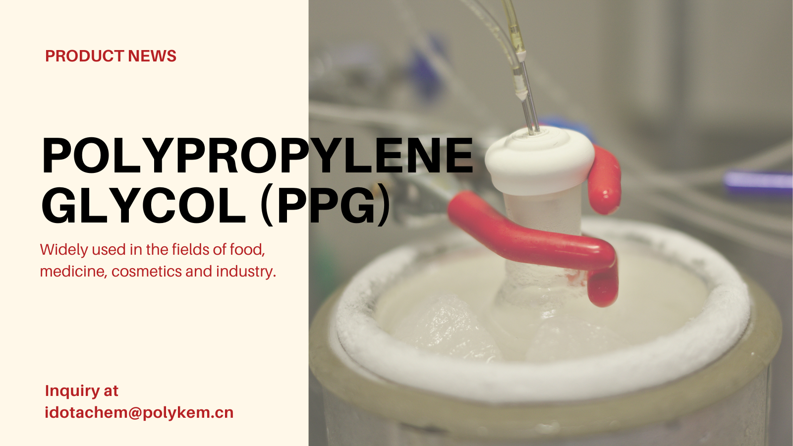 Polipropilénglikol (PPG): Multifunkcionális polimer megoldás ipari alkalmazásokhoz