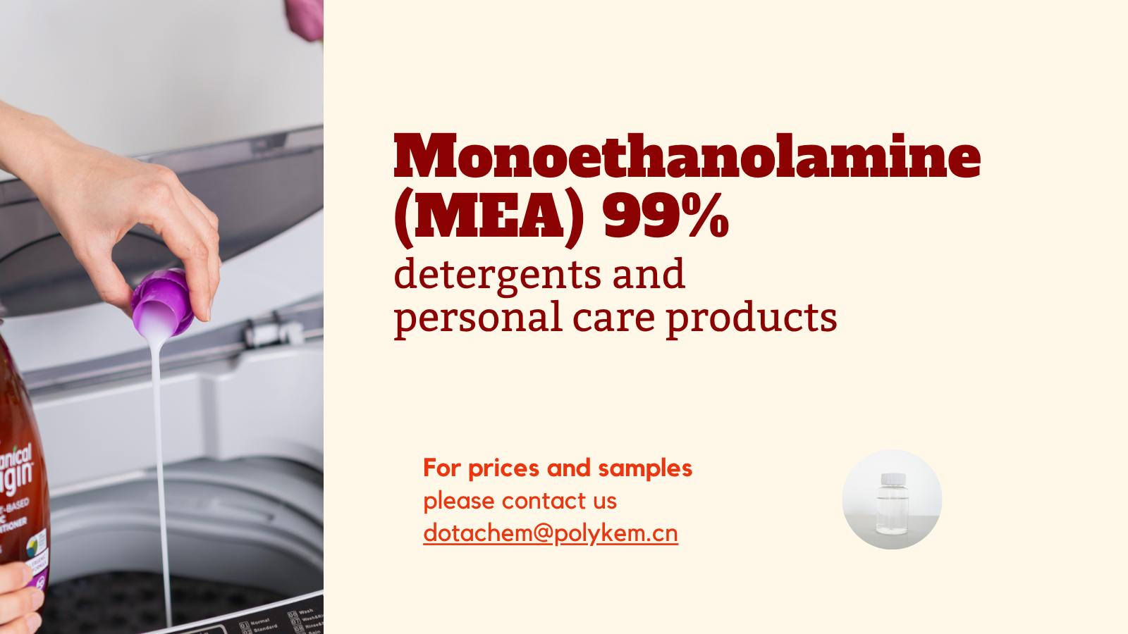 Monoetanolamin (MEA) 99%: A mosószerek és a személyi gondozási termékek alapvető összetevője